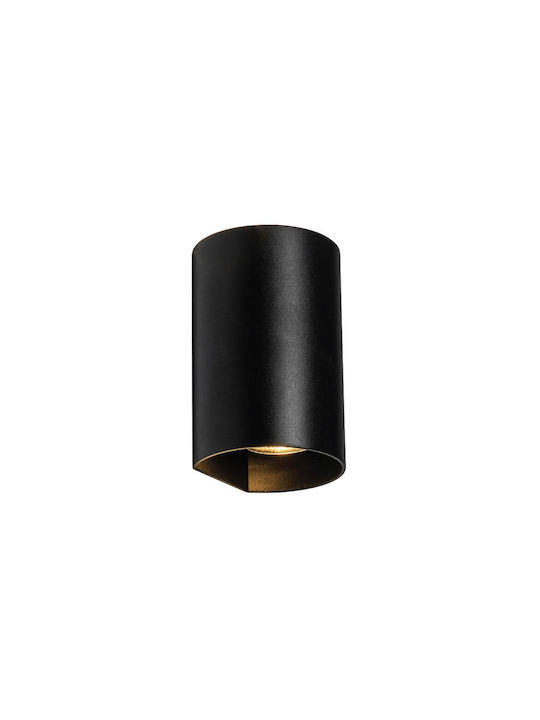VK Lighting VK/03310/WA/B Φωτιστικό Τοίχου με Ντουί GU10 Μαύρο